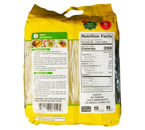 Bún Bò Huế Smile - Smile Rice Vermicelli (2 x 32 Oz) - Image 4